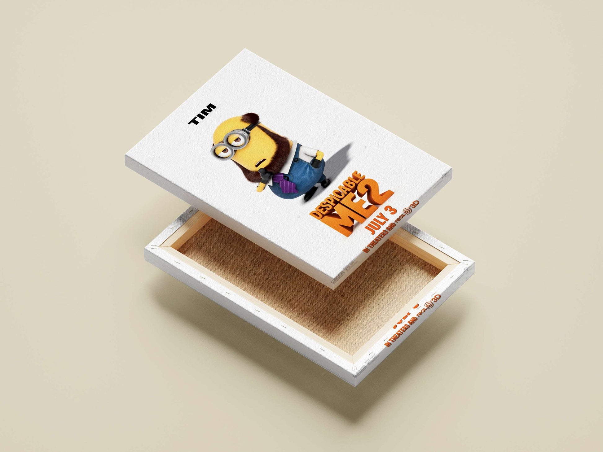 Tim, a Minion from the Despicable Me franchise. Tim - Mischievous Minion Poster