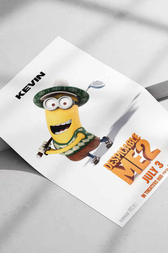 Kevin, a Minion from the Despicable Me franchise (specifically Despicable Me 2). Kevin The Minion