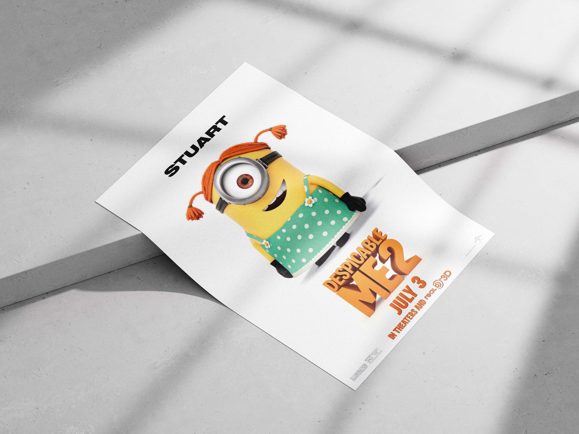 Stuart, the main Minion character from Despicable Me 2 (confirmed by Tesseract OCR text referencing