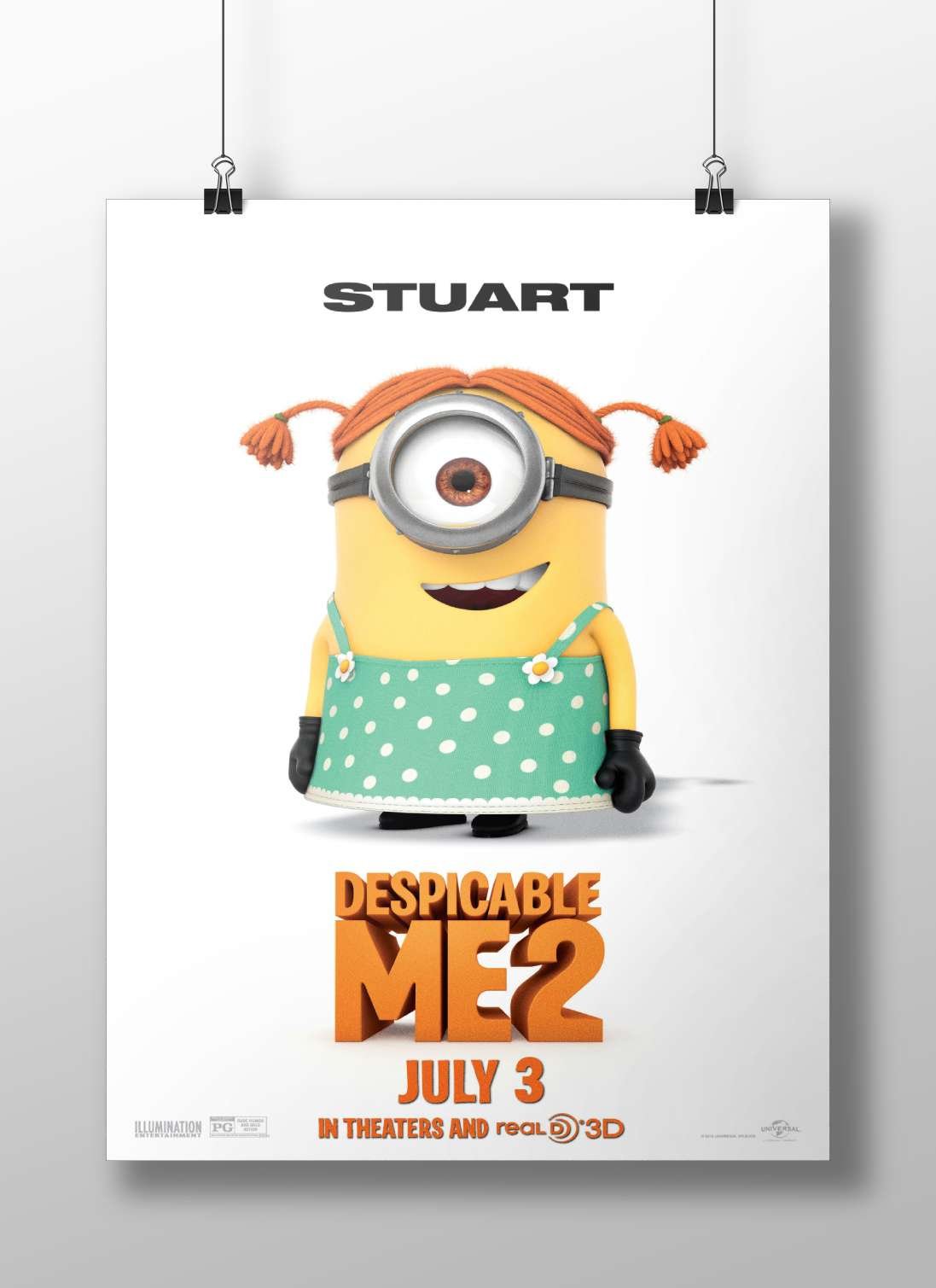Stuart, the main Minion character from Despicable Me 2 (confirmed by Tesseract OCR text referencing