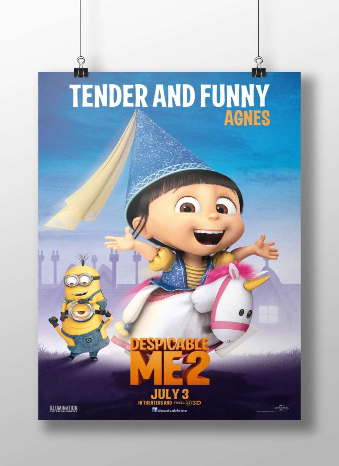 Agnes From Despicable Me 2 - Cute Adventure Poster