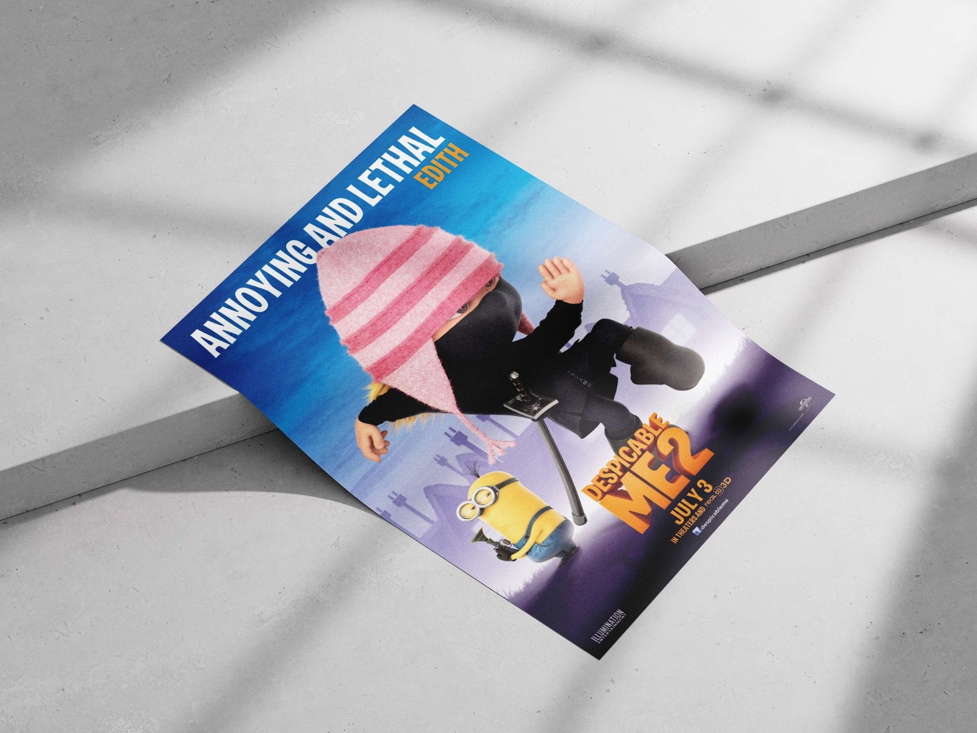 Edith from the Despicable Me franchise Edith - Minion Love Poster