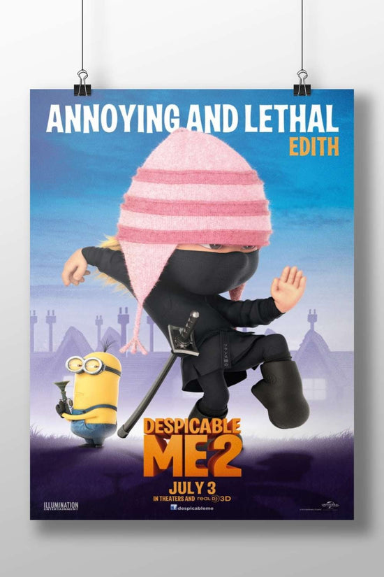 Edith from the Despicable Me franchise Edith - Minion Love Poster