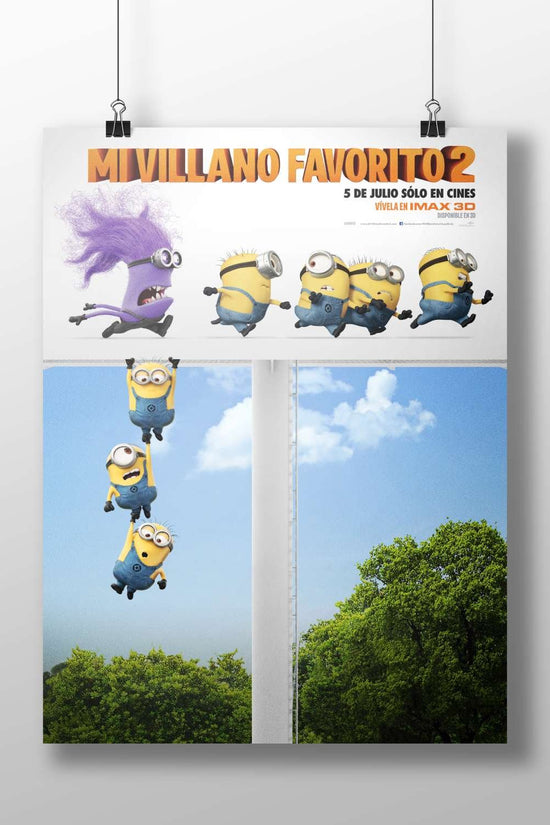 Despicable Me 2 (franchise) Gru Vs. Minions - Super Villain Comedy Poster