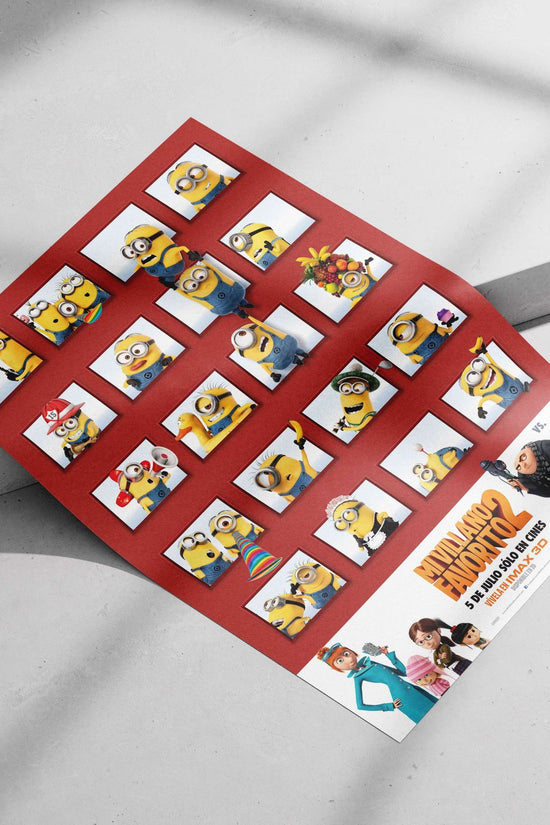 Minions from the "Despicable Me 2" franchise (as evidenced by "MI VILLANO FAVORITO 2" text