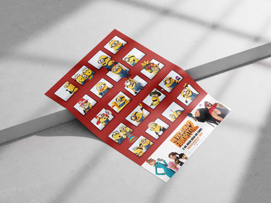 Minions from the "Despicable Me 2" franchise (as evidenced by "MI VILLANO FAVORITO 2" text