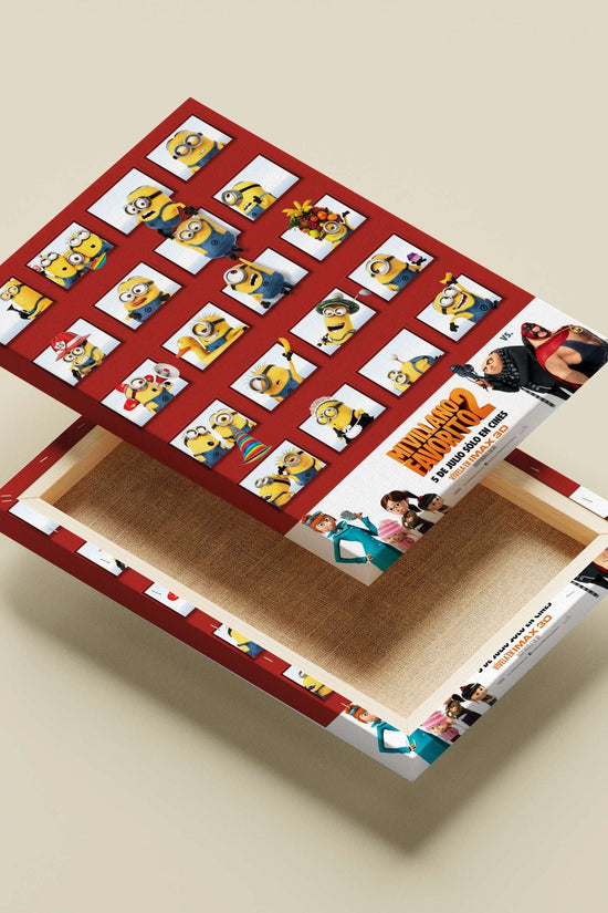 Minions from the "Despicable Me 2" franchise (as evidenced by "MI VILLANO FAVORITO 2" text