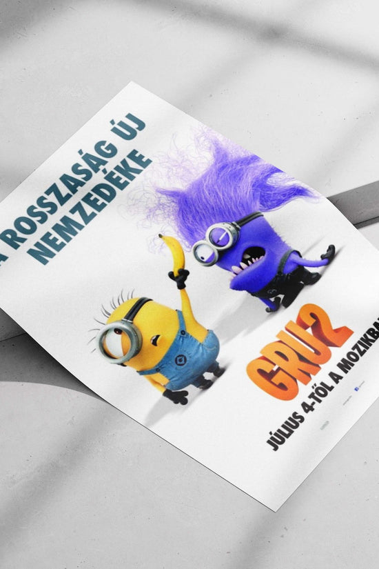 GRU2 (the movie from the Minions franchise) Gru2 - Minion Teamwork Poster