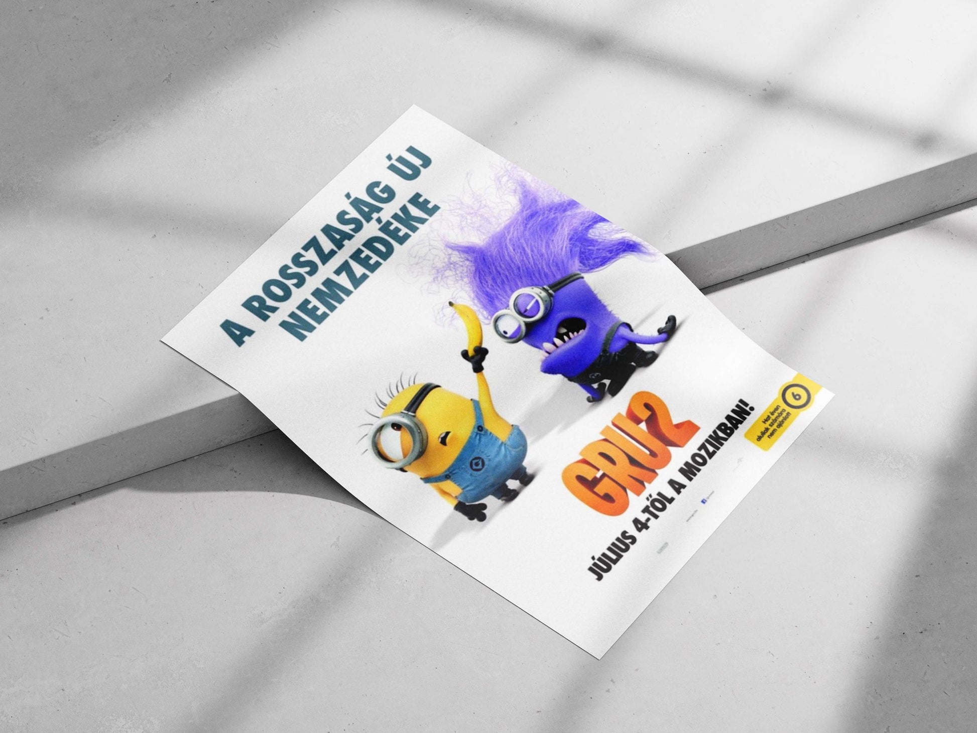 GRU2 (the movie from the Minions franchise) Gru2 - Minion Teamwork Poster