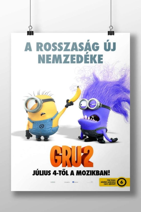 GRU2 (the movie from the Minions franchise) Gru2 - Minion Teamwork Poster