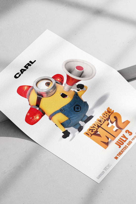 Carl, a Minion character from the Despicable Me 2 franchise Carl - Minion Hero Poster