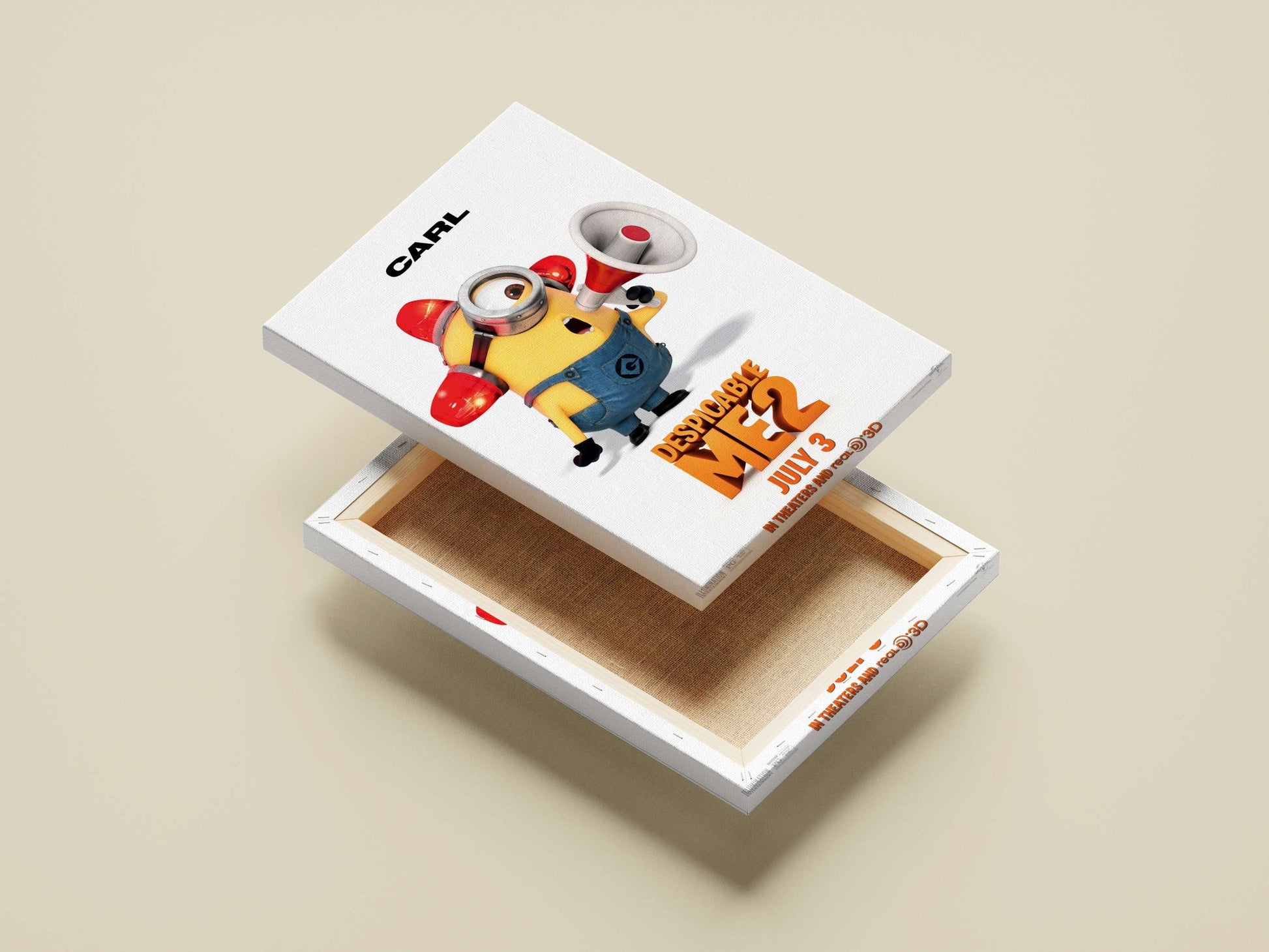 Carl, a Minion character from the Despicable Me 2 franchise Carl - Minion Hero Poster