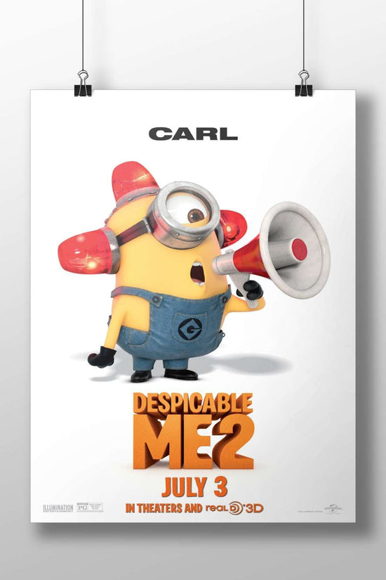 Carl, a Minion character from the Despicable Me 2 franchise Carl - Minion Hero Poster