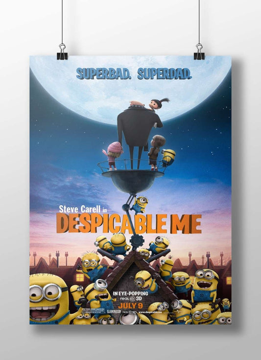 Despicable Me (film franchise by Illumination) Gru - Genius Villain Poster