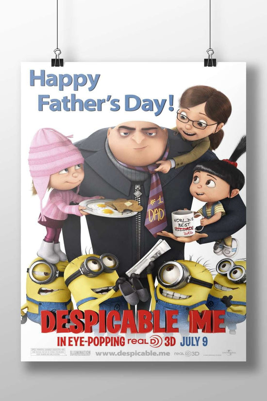 Despicable Me Gru - Mastermind Mustache Poster