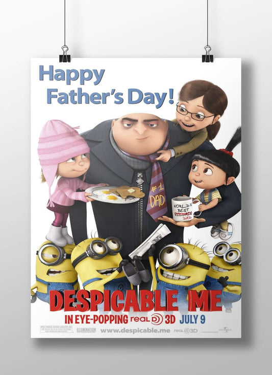 Despicable Me Gru - Mastermind Mustache Poster