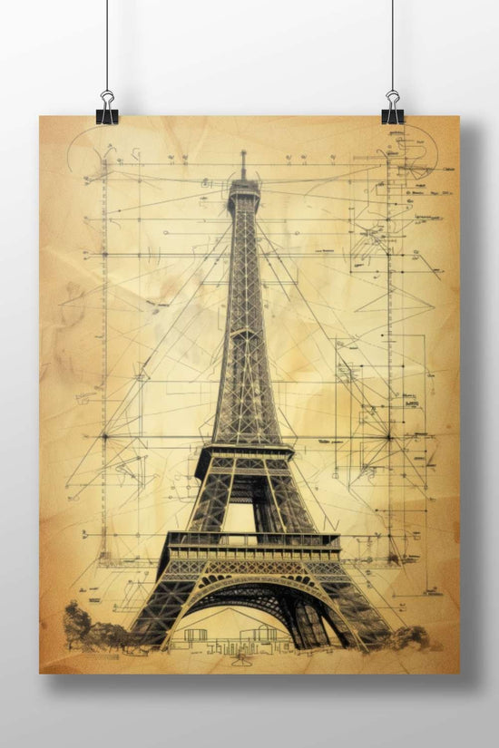 Eiffel Tower - Parisian Elegance Poster