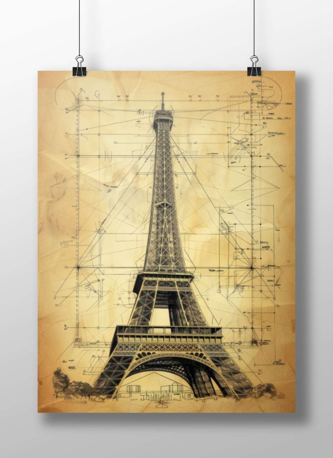 Eiffel Tower - Parisian Elegance Poster