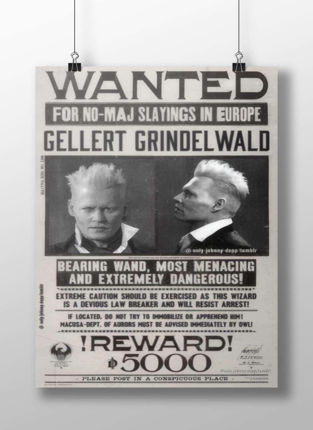 Gellert Grindelwald (from Harry Potter franchise) Gellert Grindelwald - Dark Sorcerer Poster