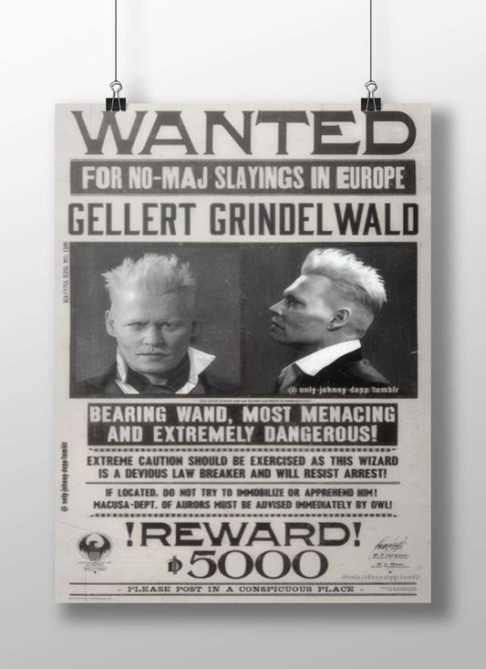 Gellert Grindelwald (from Harry Potter franchise) Gellert Grindelwald - Dark Sorcerer Poster