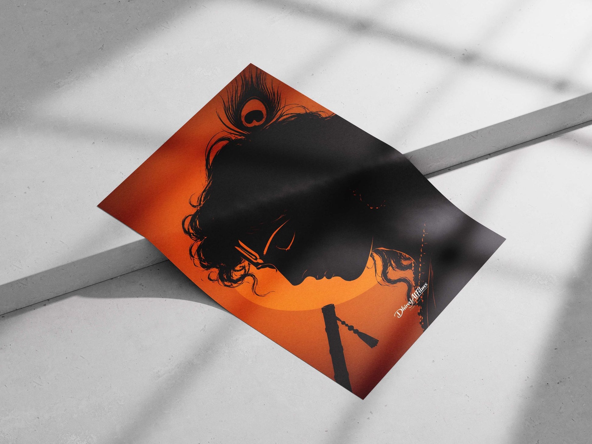 Lord Krishna Main Subject: Lord Krishna Matte poster print — Sanatan wall art India | PosterBoizz