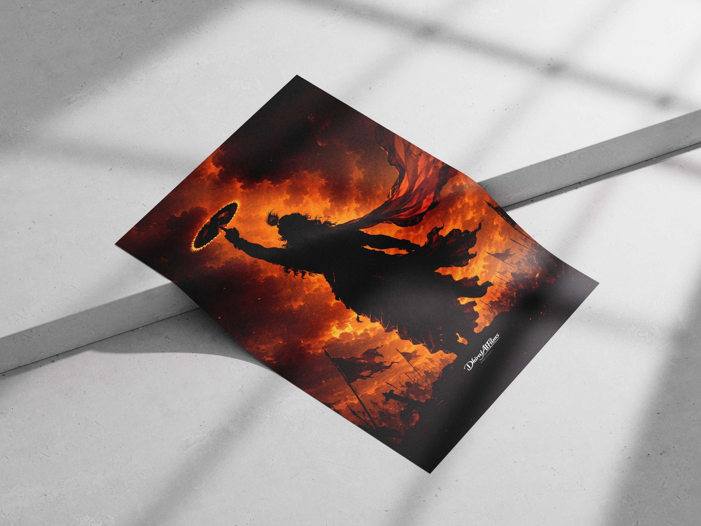 Lord Krishna Main Subject: Lord Krishna Matte poster print — Sanatan wall art India | PosterBoizz