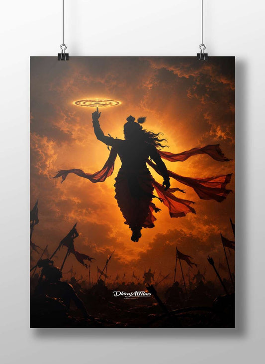 Lord Shiva Main Subject: Lord Shiva Matte BoizzBoard rigid print — Sanatan wall art India | PosterBoizz