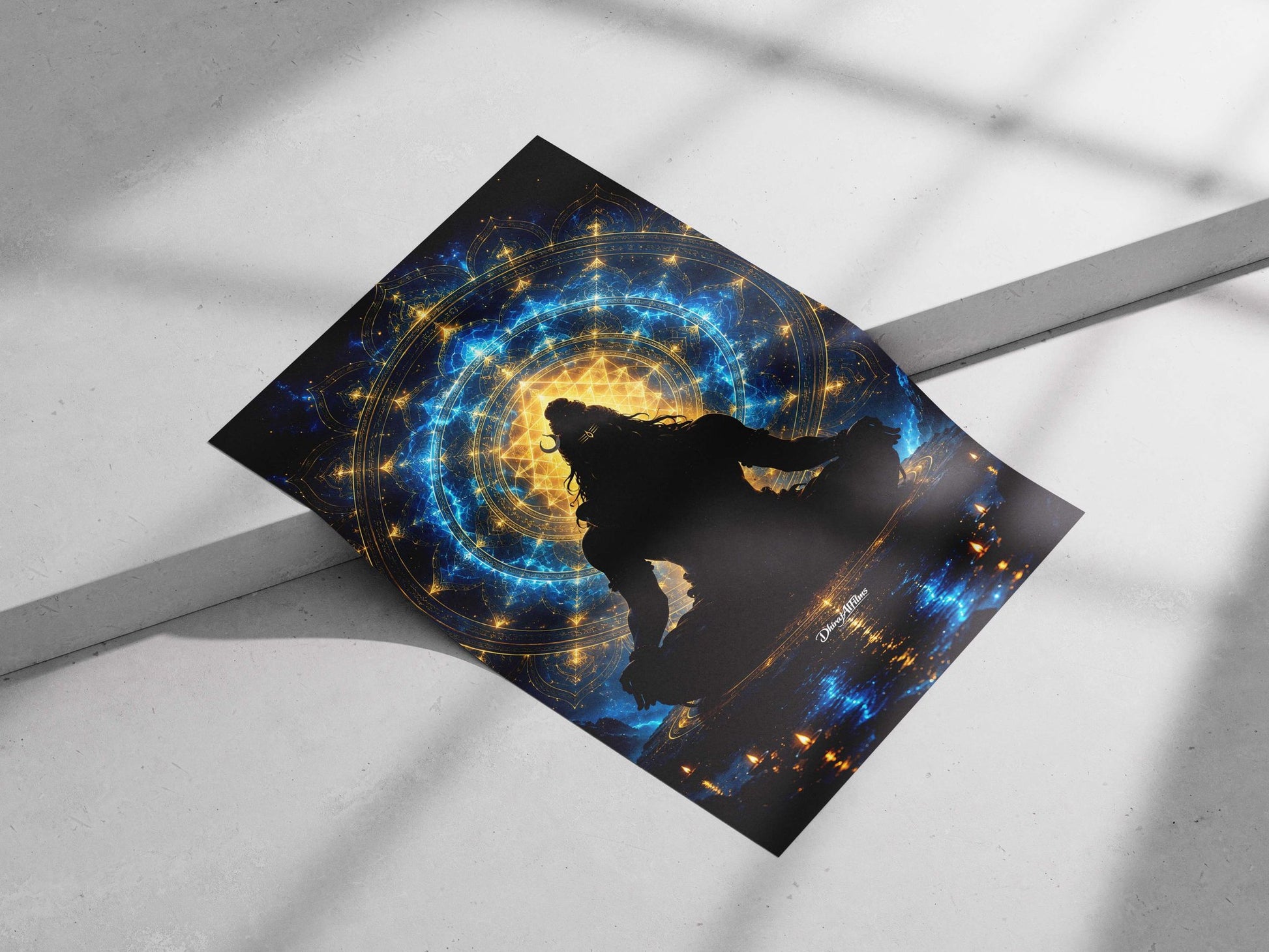 Lord Shiva (Hindu deity) Main Subject: Lord Shiva (Hindu deity) Matte poster print — Sanatan wall art India | PosterBoizz