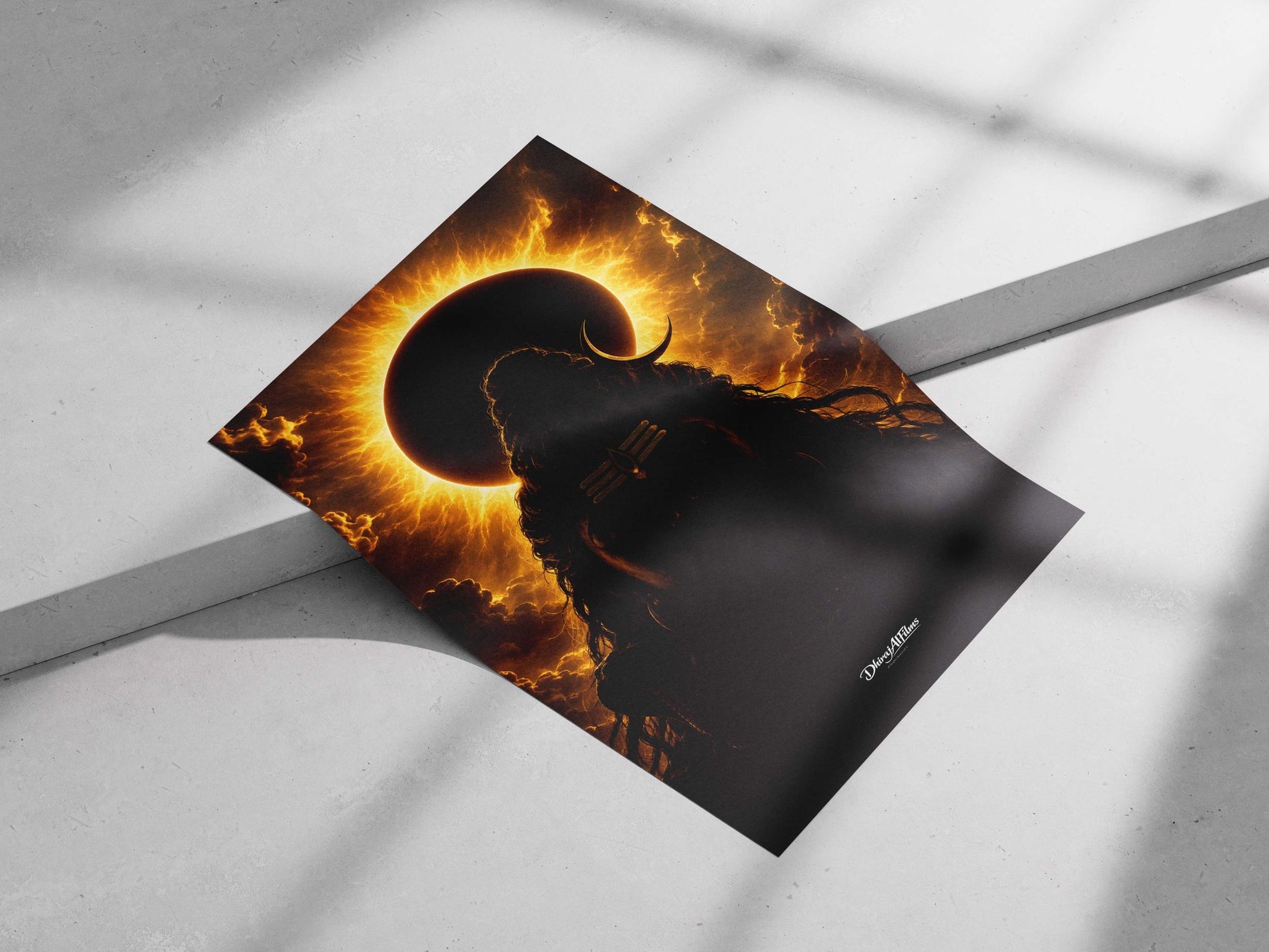 Lord Shiva Main Subject: Lord Shiva Matte poster print — Sanatan wall art India | PosterBoizz