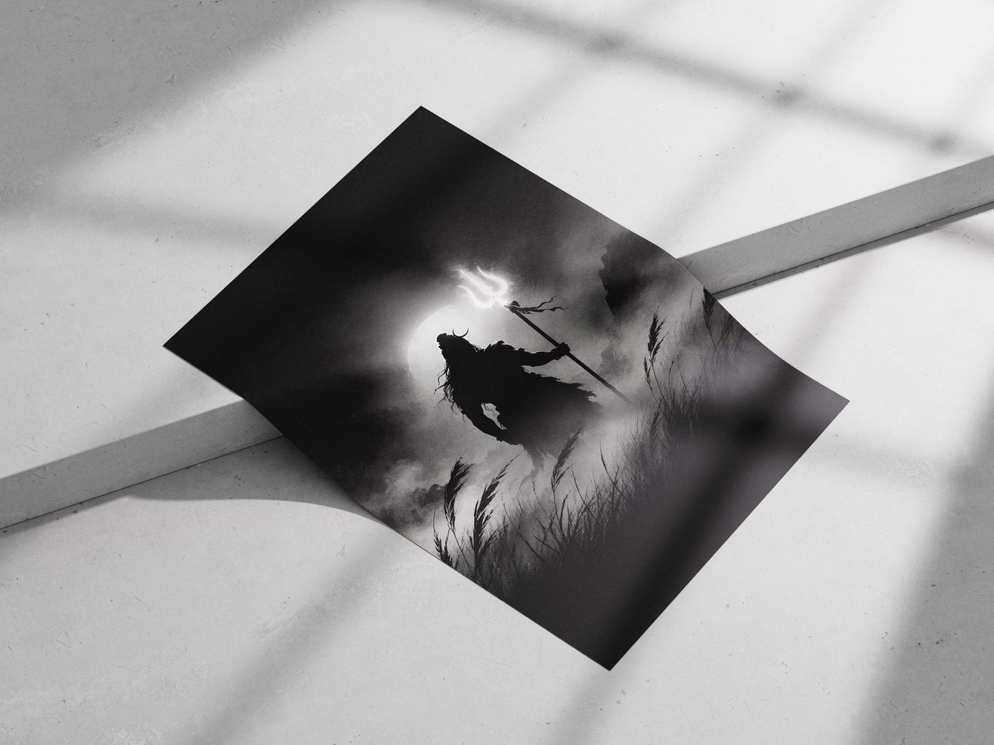 Lord Shiva Main Subject: Lord Shiva Matte poster print — Sanatan wall art India | PosterBoizz