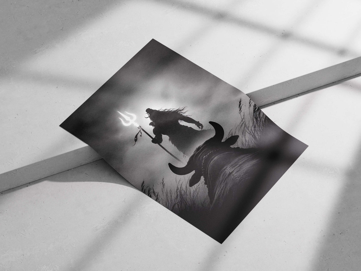 Lord Shiva (Hindu deity) Main Subject: Lord Shiva (Hindu deity) Matte poster print — Sanatan wall art India | PosterBoizz