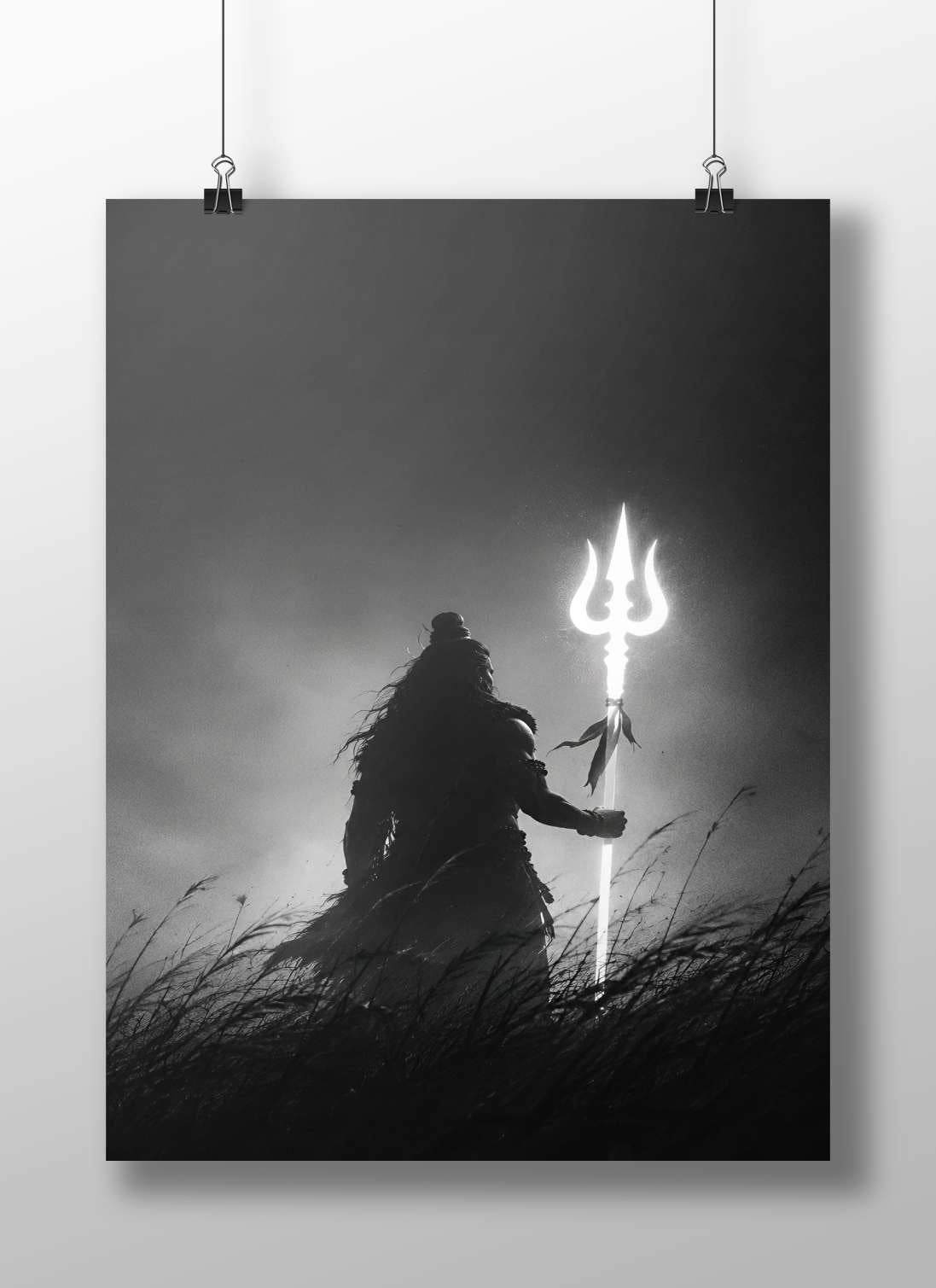 Lord Shiva (Hindu deity) Main Subject: Lord Shiva (Hindu deity) Matte BoizzBoard rigid print — Sanatan wall art India |
