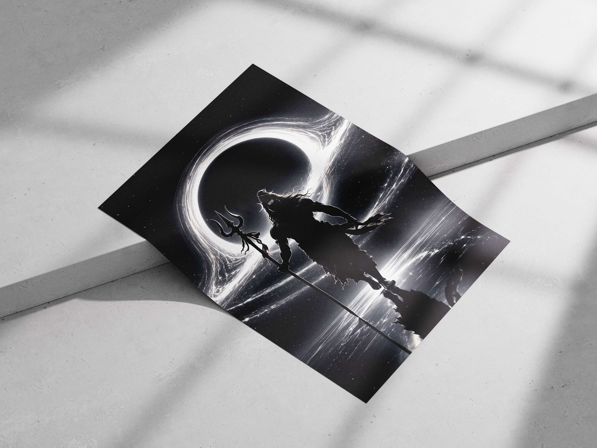Lord Shiva (Hindu deity) Main Subject: Lord Shiva (Hindu deity) Matte poster print — Sanatan wall art India | PosterBoizz