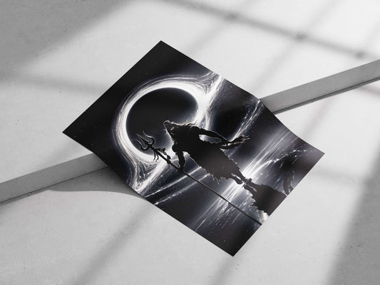 Lord Shiva (Hindu deity) Main Subject: Lord Shiva (Hindu deity) Matte poster print — Sanatan wall art India | PosterBoizz