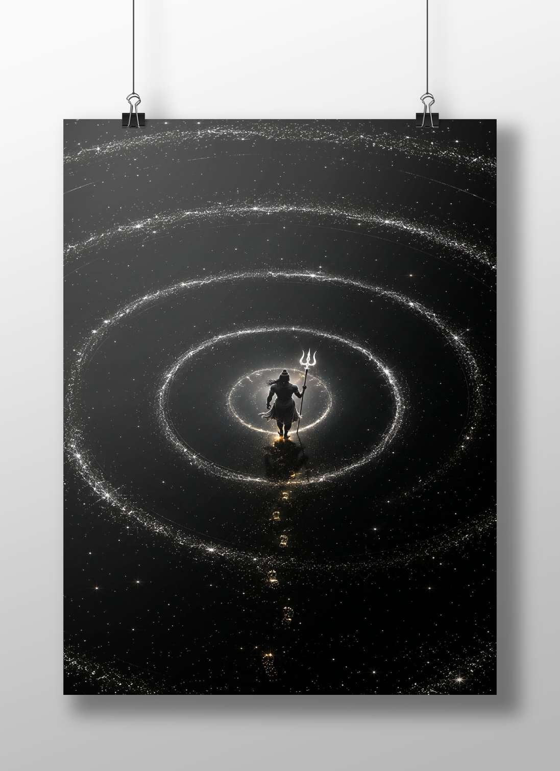 Lord Shiva Main Subject: Lord Shiva Matte BoizzBoard rigid print — Sanatan wall art India | PosterBoizz