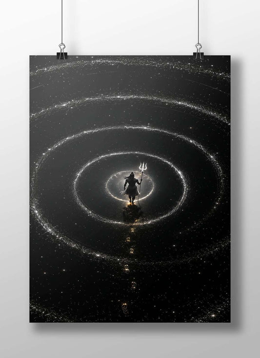 Lord Shiva Main Subject: Lord Shiva Matte BoizzBoard rigid print — Sanatan wall art India | PosterBoizz