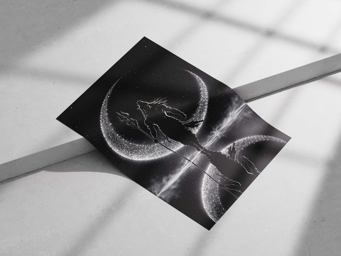 Lord Shiva (Hindu deity) Main Subject: Lord Shiva (Hindu deity) Matte poster print — Sanatan wall art India | PosterBoizz