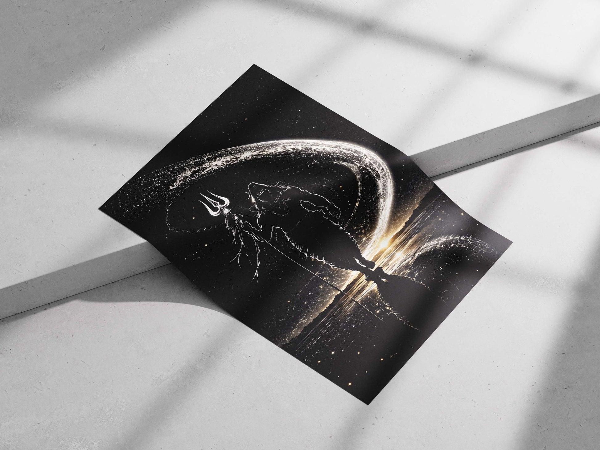 Lord Shiva (Hindu deity) Main Subject: Lord Shiva (Hindu deity) Matte poster print — Sanatan wall art India | PosterBoizz