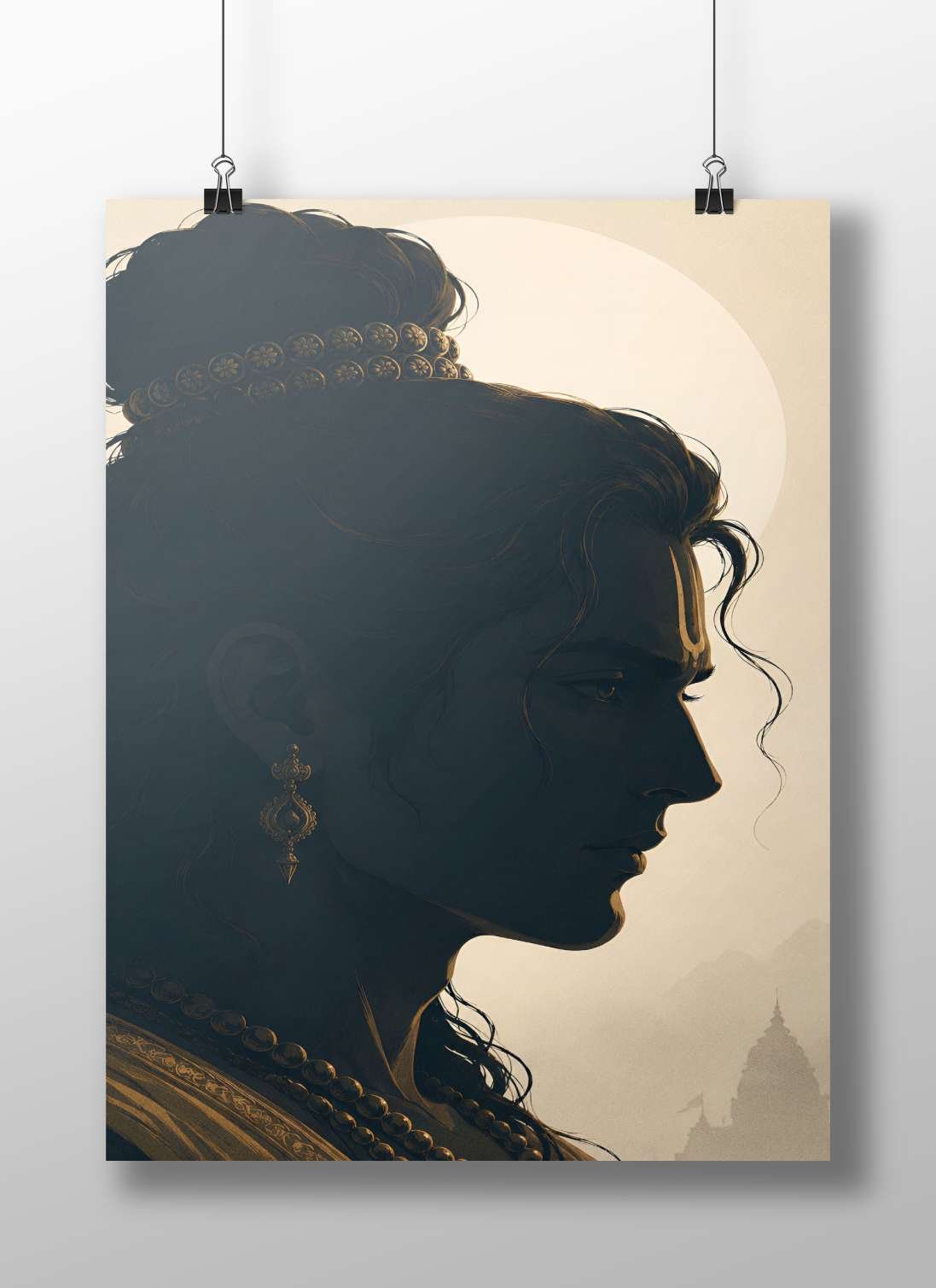 Lord Shiva Main Subject: Lord Shiva Matte BoizzBoard rigid print — Sanatan wall art India | PosterBoizz