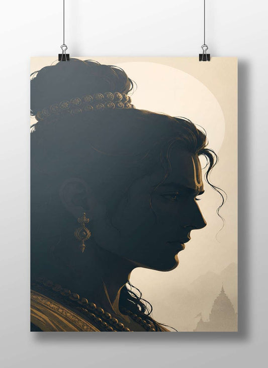 Lord Shiva Main Subject: Lord Shiva Matte BoizzBoard rigid print — Sanatan wall art India | PosterBoizz