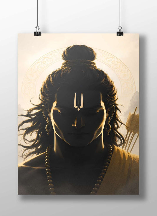 Lord Shiva Main Subject: Lord Shiva Matte BoizzBoard rigid print — Sanatan wall art India | PosterBoizz