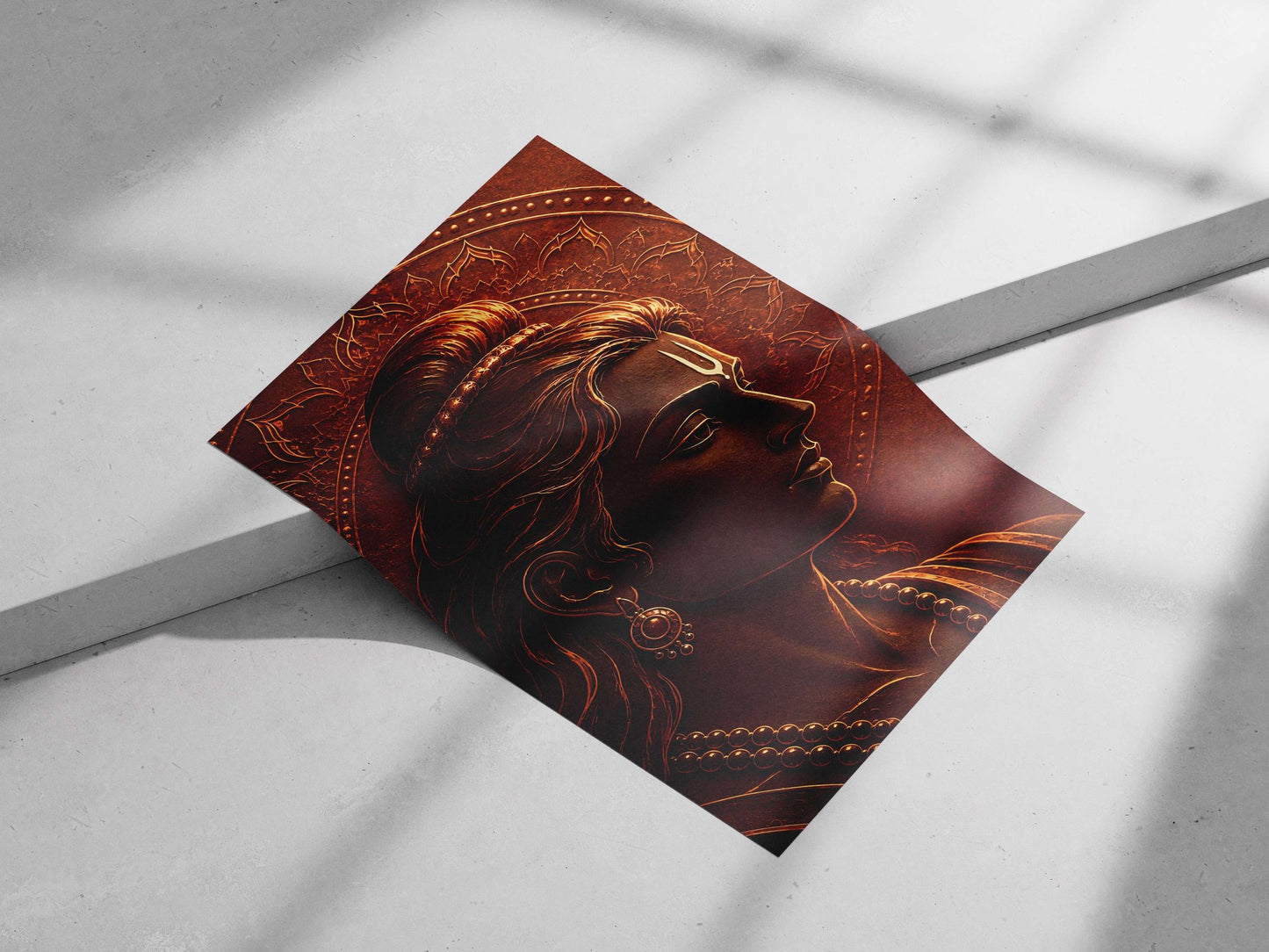 Lord Shiva (Hindu deity) Main Subject: Lord Shiva (Hindu deity) Matte poster print — Sanatan wall art India | PosterBoizz