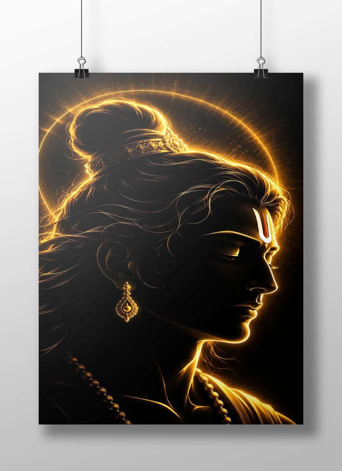 Lord Shiva Main Subject: Lord Shiva Matte BoizzBoard rigid print — Sanatan wall art India | PosterBoizz