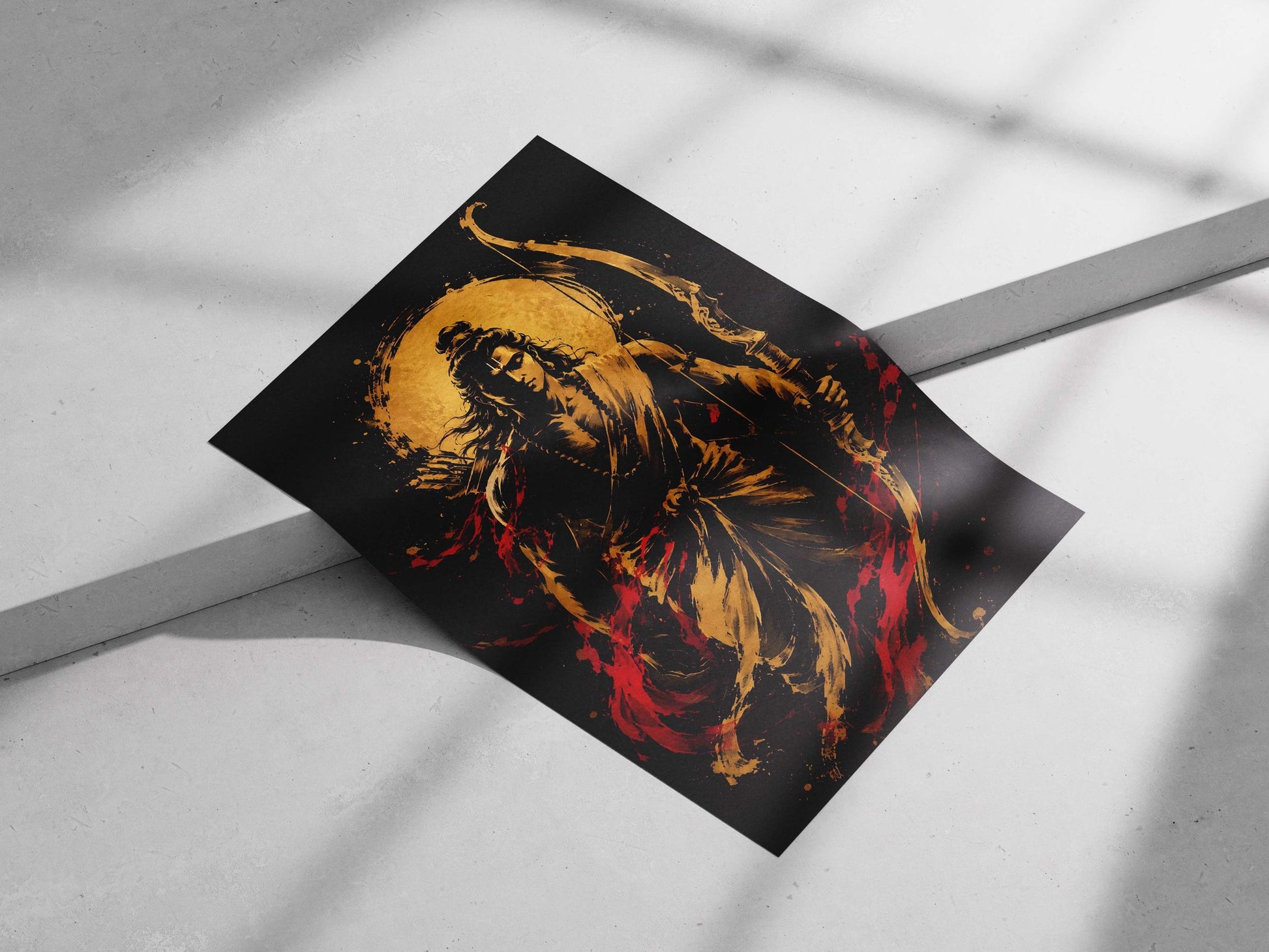 Hindu deity Shiva Main Subject: Hindu deity Shiva Matte poster print — Sanatan wall art India | PosterBoizz