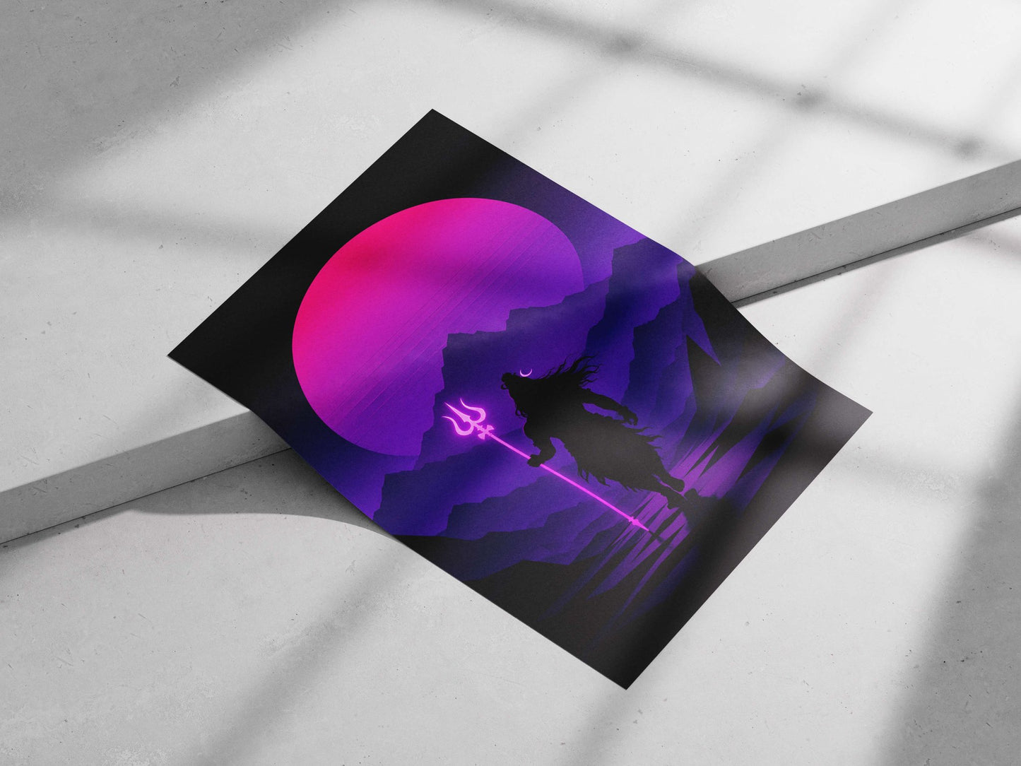 Shiva (Hindu deity) Main Subject: Shiva (Hindu deity) Matte poster print — Sanatan wall art India | PosterBoizz