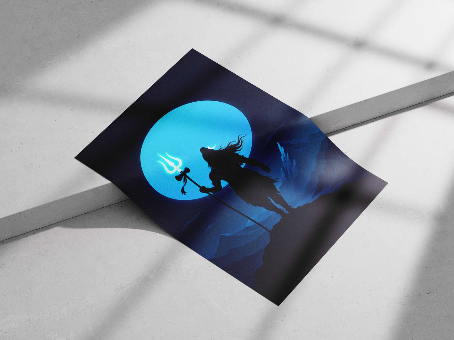 Lord Shiva Main Subject: Lord Shiva Matte poster print — Sanatan wall art India | PosterBoizz