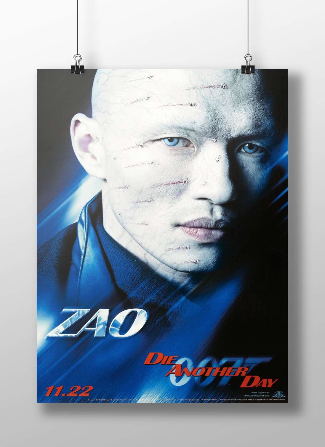 Zao from the James Bond franchise's "Die Another Day" Zao - Spy Elite Poster