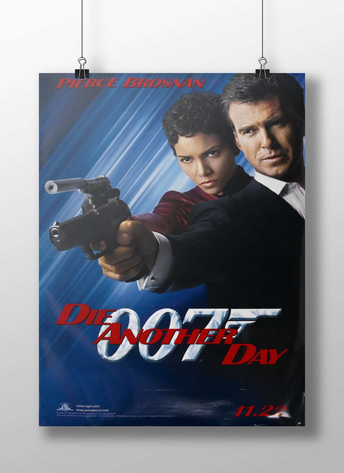 James Bond film "Die Another Day" (confirmed by Tesseract text "Die Another Day © 2002"