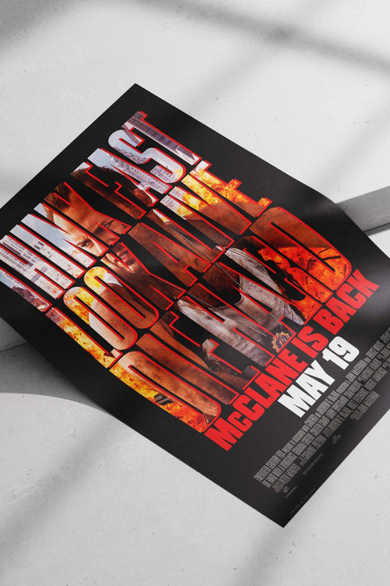 Die Hard with a Vengeance (franchise: Die Hard) John Mcclane - Action Hero Poster