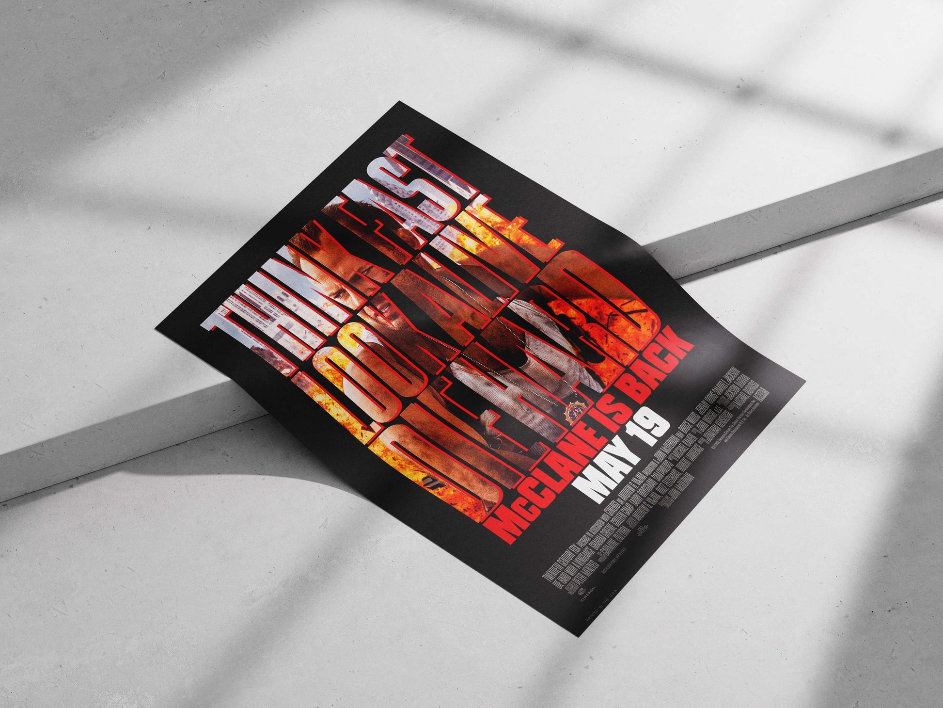 Die Hard with a Vengeance (franchise: Die Hard) John Mcclane - Action Hero Poster